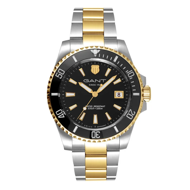 GANT Prestige Swiss Movement Two Tone Stainless Steel Bracelet P250002