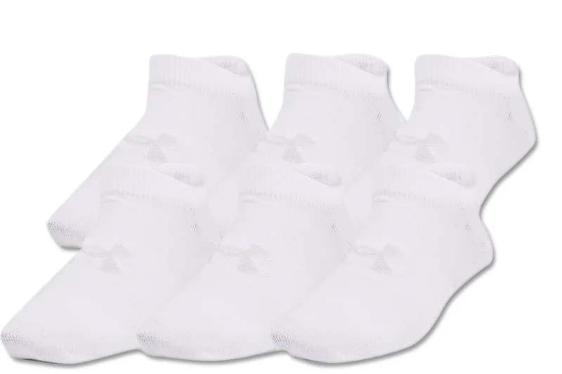 Κάλτσες Under Armour Yth Essential No Show 6pk 1370543-100 Unisex Παιδικό