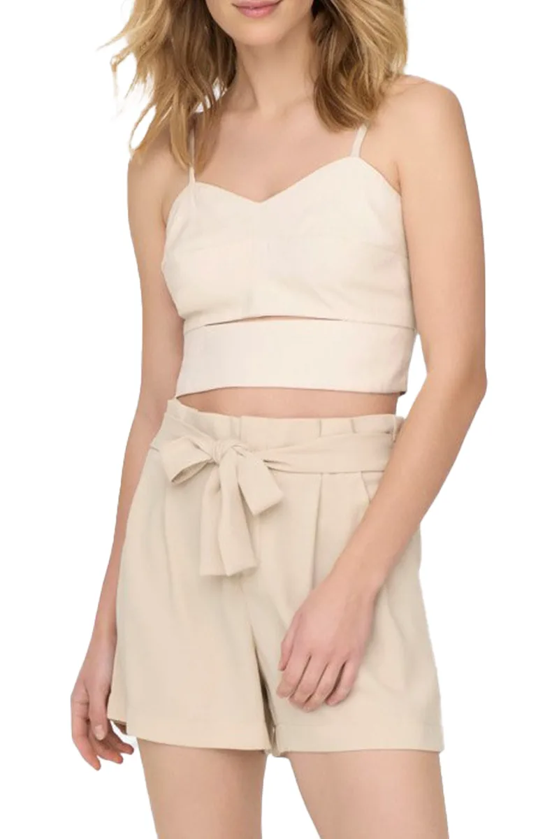 Top Only Onlmago Life Strap Crop 15291229-Moonbeam Γυναικείο