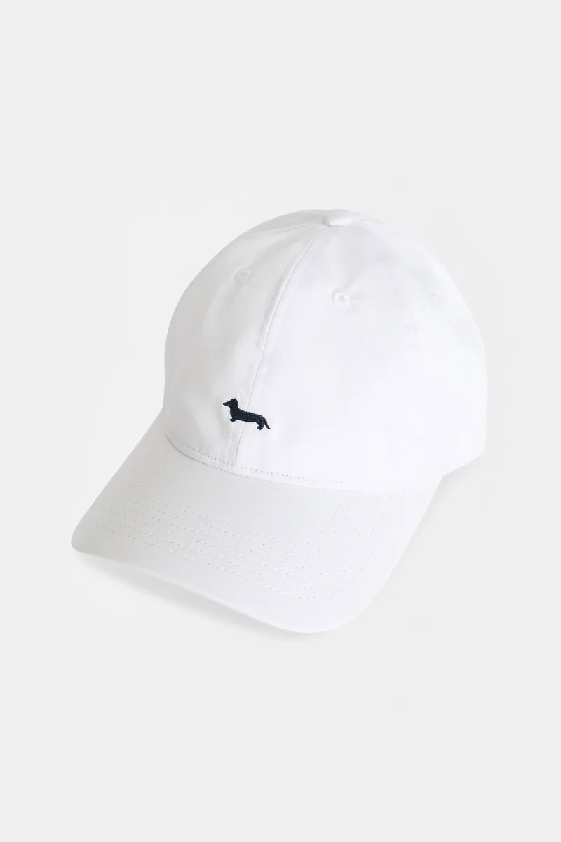 Harmont & Blaine ανδρικό καπέλο jockey με κεντημένο λογότυπο - N0Q109053303 Λευκό