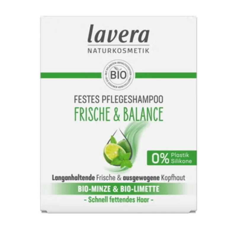 Lavera Solid Shampoo Freshness and Balance, 50 g