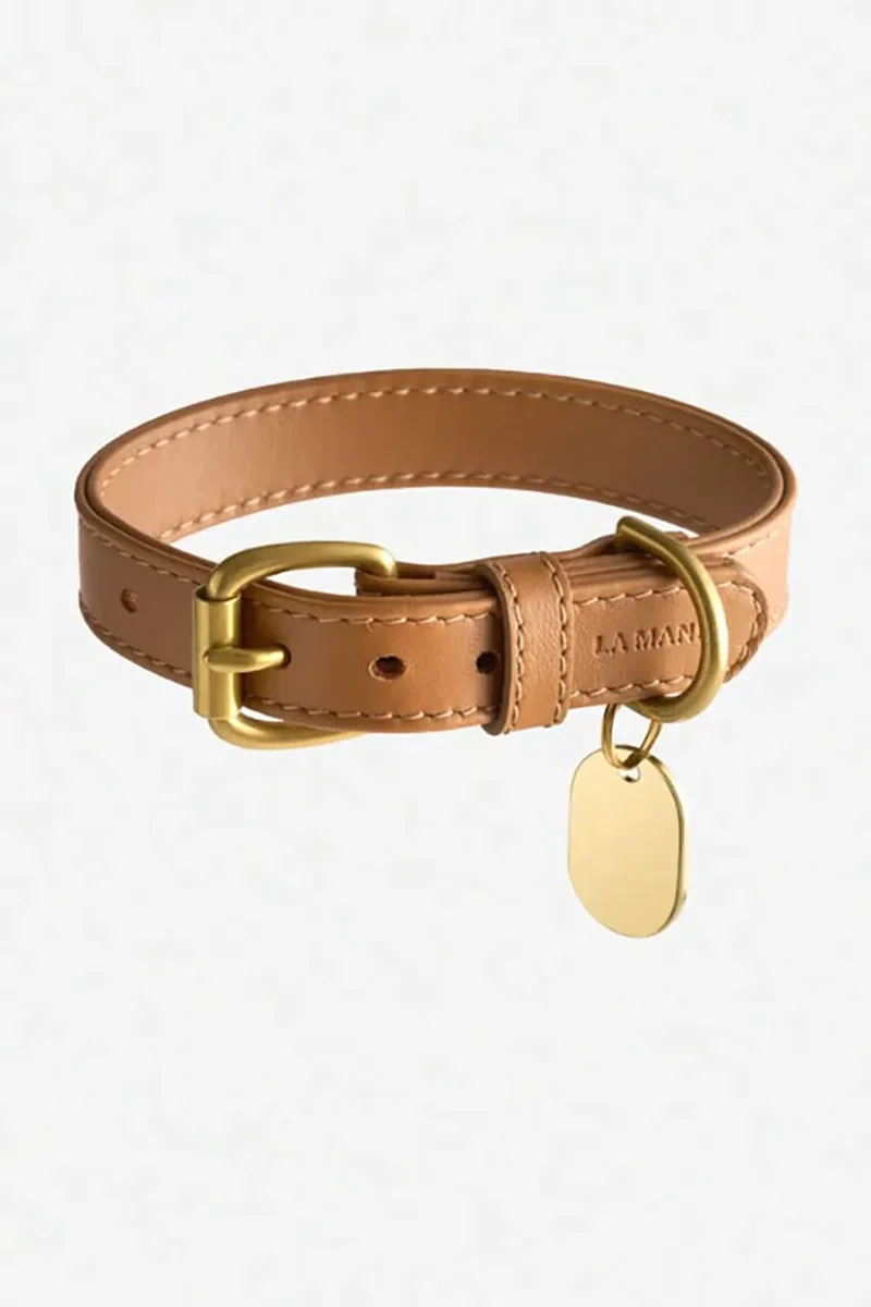 Δερμάτινο κολάρο για σκύλο La Mania Selvo S/27 - 33 cm