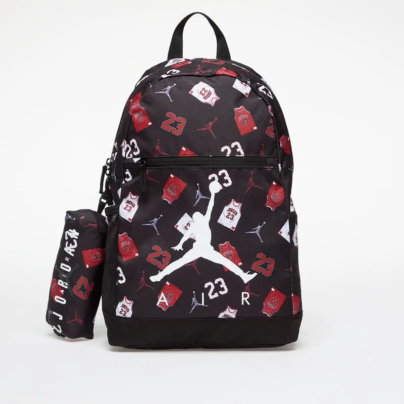 Σακίδιο πλάτης Jordan Jan Air School Backpack Black/ Gym Red/ White Universal