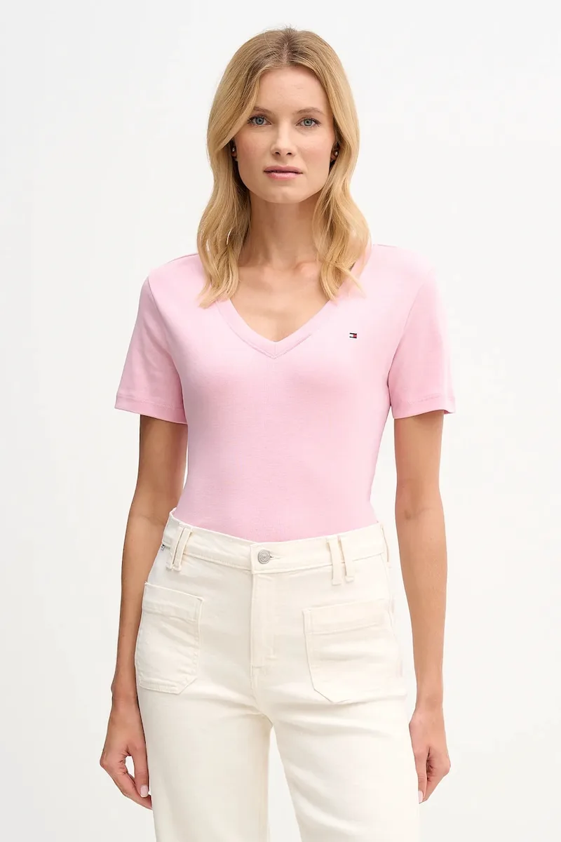 Βαμβακερό μπλουζάκι Tommy Hilfiger