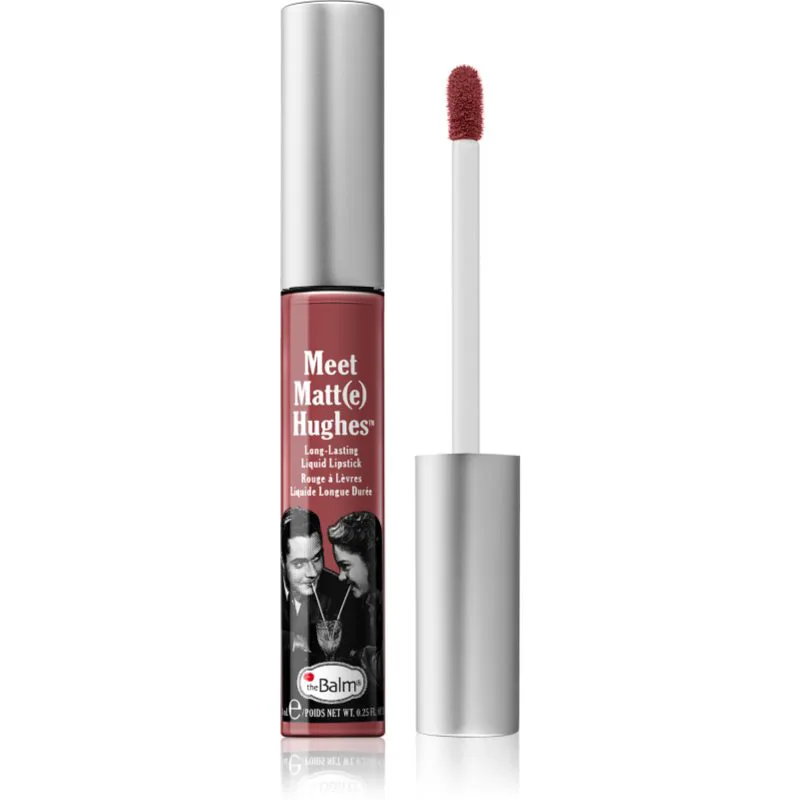 theBalm Meet Matt(e) Hughes Long Lasting Liquid Lipstick μακράς διαρκείας ρευστό κραγιόν απόχρωση Sincere 7.4 ml
