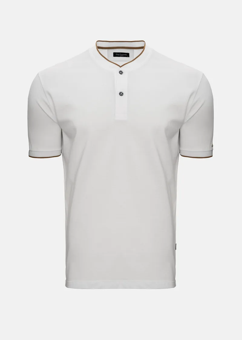 Guy Laroche Polo της σειράς Pima Cotton - GL2319017 16 White