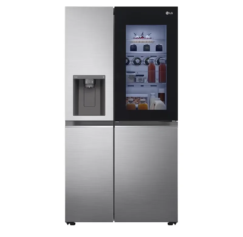LG GSXV80PZLE Ψυγείο Ντουλάπα 635lt, Total NoFrost, Ε (Υ179xΠ91.3xΒ73.5εκ) Inox GSXV80PZLE