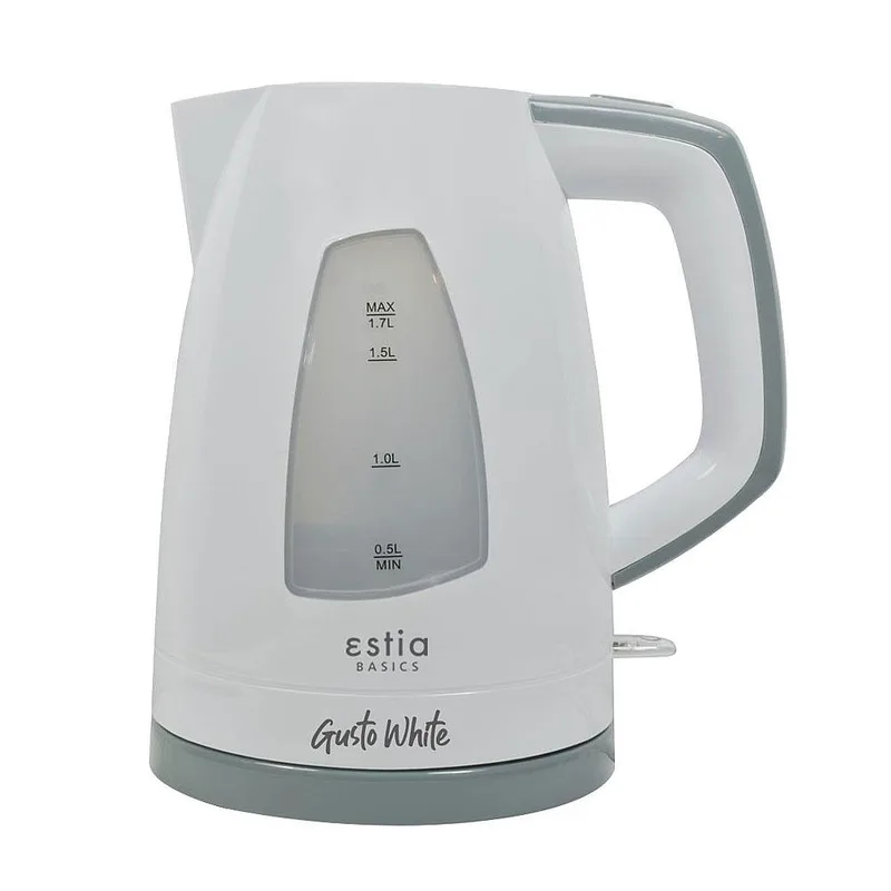 Βραστήρας Gusto White 2200W Λευκό Πλαστικό 1.7lt Estia 06-11932