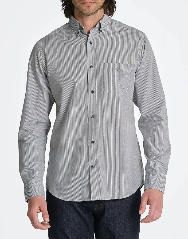 GANT ΥΠΟΚΑΜΙΣΟ ΜΜ REG POPLIN BANKER SHIRT 3G3000140-5 Black