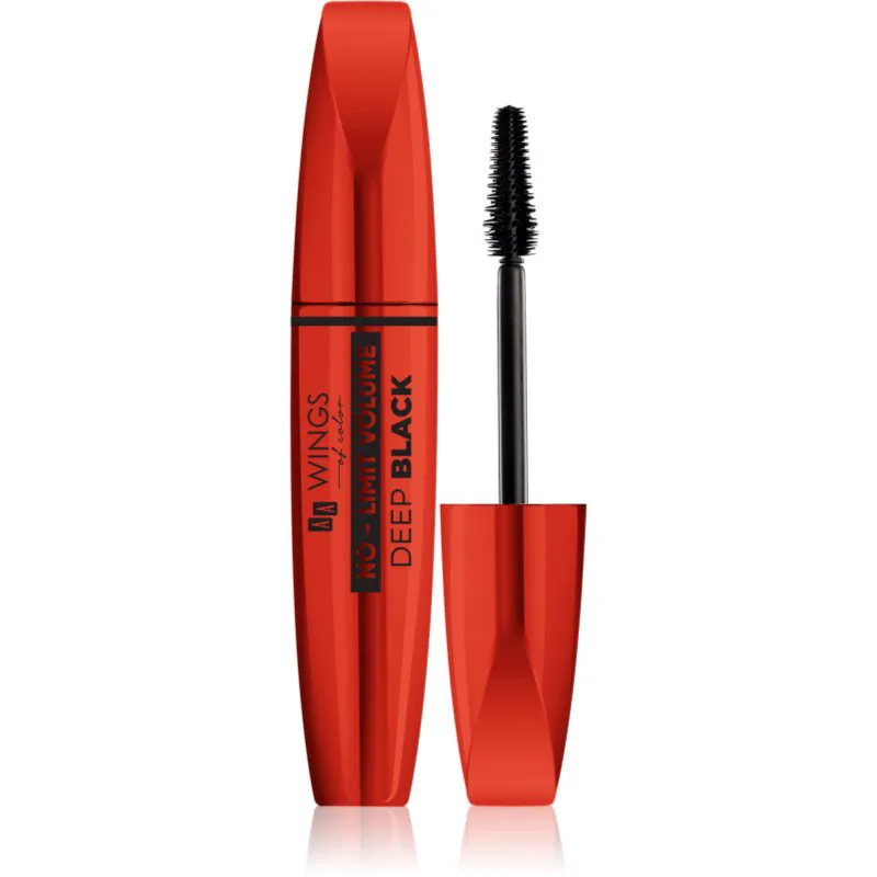 AA Wings of Color No Limit Volume Deep Black μάσκαρα για επιπλέον όγκο 6 γρ