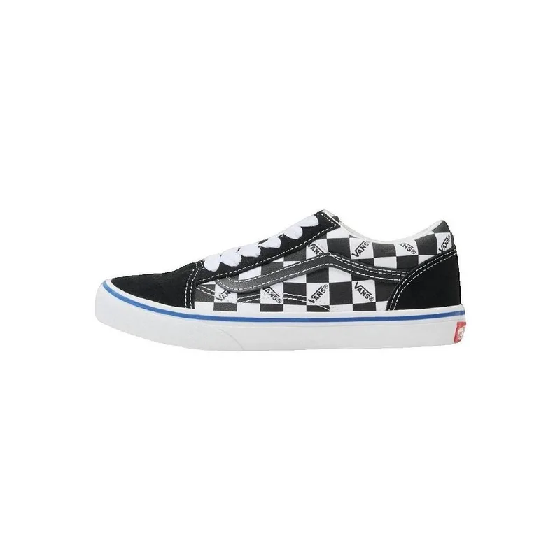 Xαμηλά Sneakers Vans Chaussures Old Skool Logo checkerboard noir enfants
