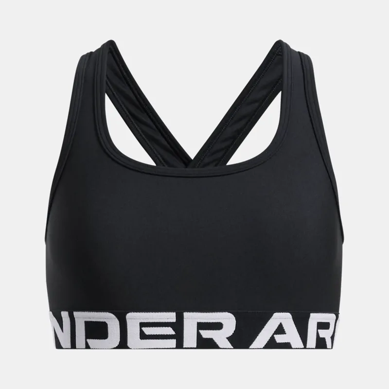 UNDER ARMOUR GIRLS CROSSBACK SPORTS BRA ΜΑΥΡΟ