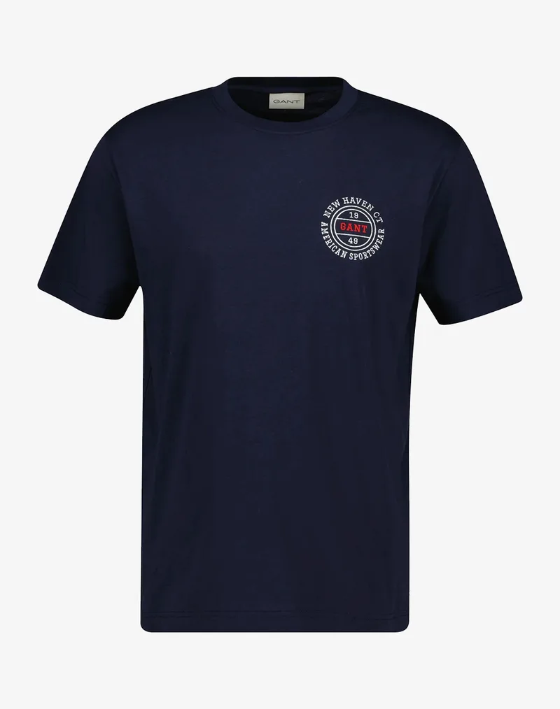 GANT ΜΠΛΟΥΖΑ ΚΜ GRAPHIC SS TSHIRT 3G2003402-433 DarkBlue