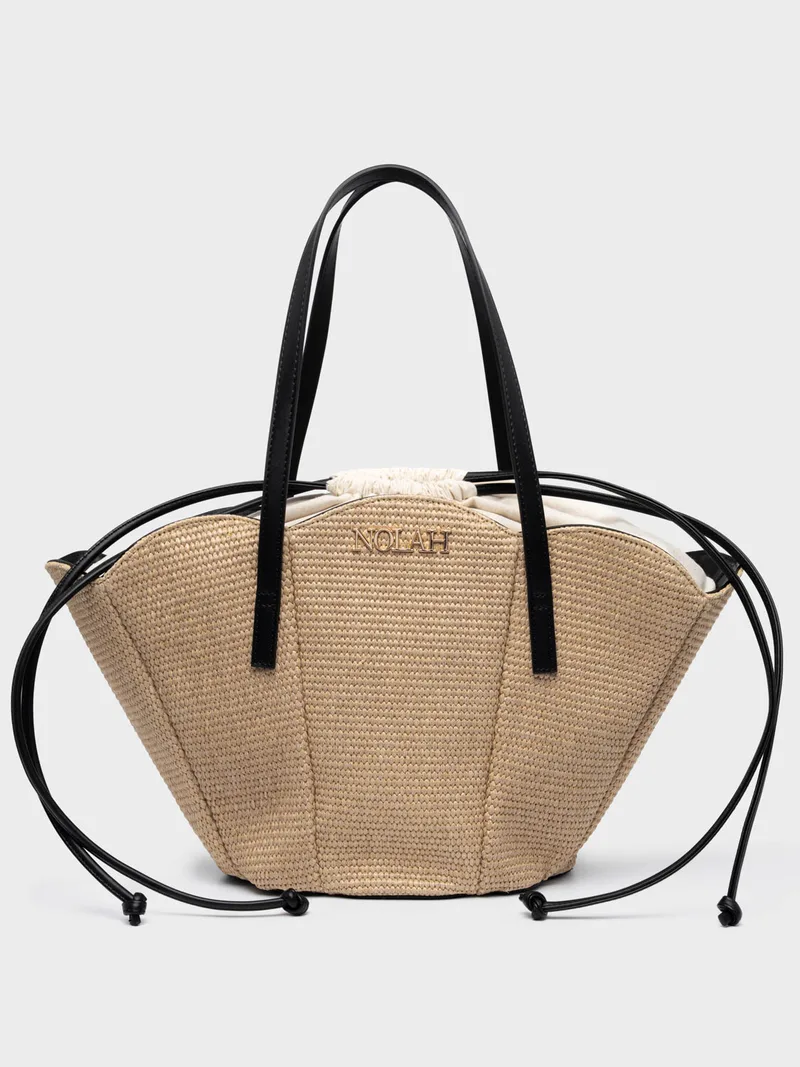 NOLAH ΓΥΝΑΙΚΕΙΑ ΤΣΑΝΤΑ OCEANIA LIGHT BEIGE BLACK