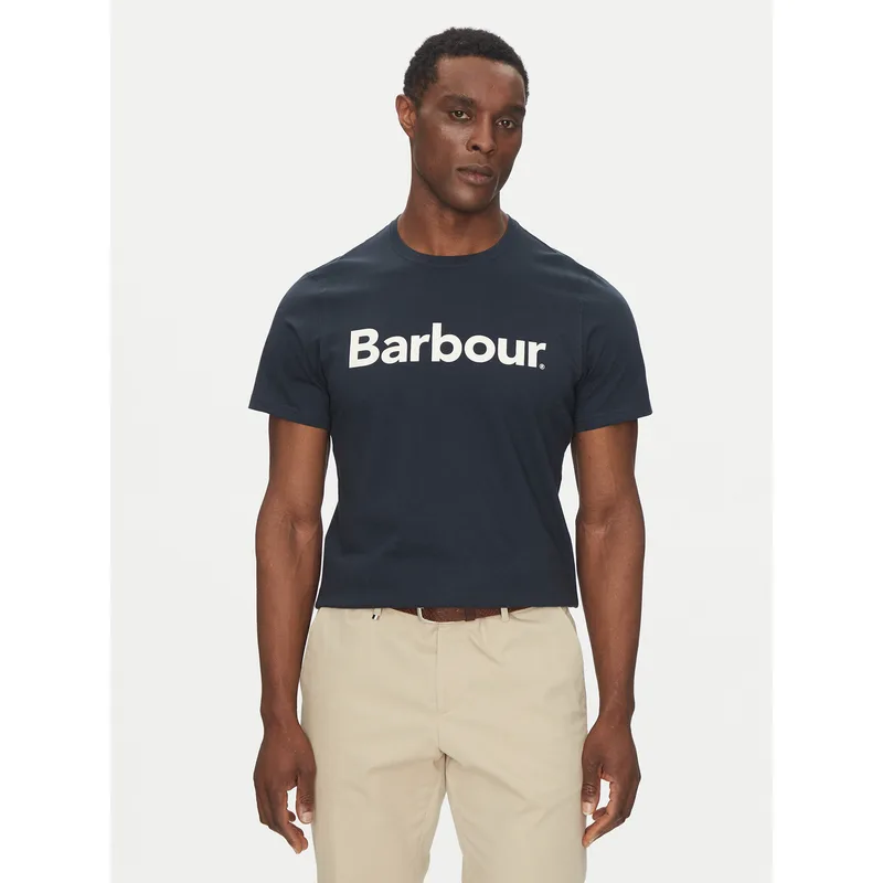 Barbour T-Shirt Logo MTS0531NY31 Σκούρο μπλε Tailored Fit