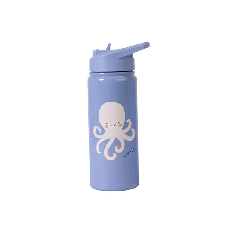 Παγούρι - Θερμός 500ml Με Καλαμάκι Saro Sea Friends 74553