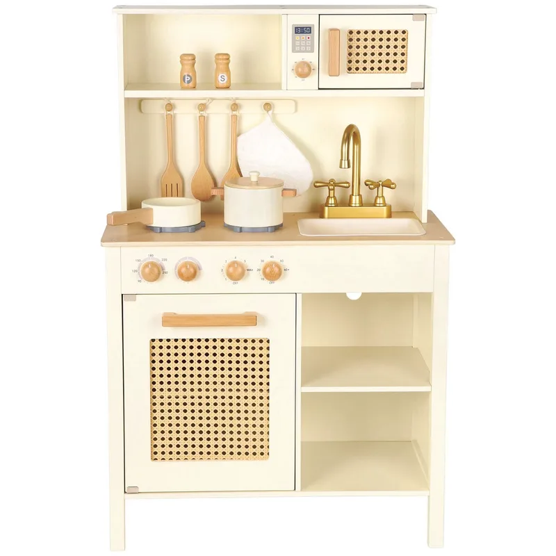 New Classic Toys Ξύλινη Παιδική Κουζίνα Rattan 93cm