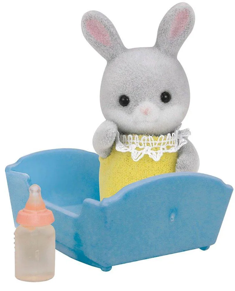 SYLVANIAN FAMILIES ΜΩΡΟ ΚΟΥΝΕΛΑΚΙ ΜΕ ΚΟΥΝΙΑ ΚΑΙ ΜΠΙΜΠΕΡΟ (5064)