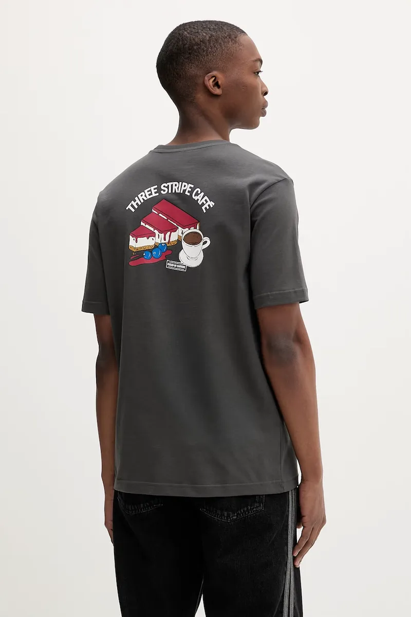 adidas T-shirt Ανδρικό βαμβακερό Coffee Cafe