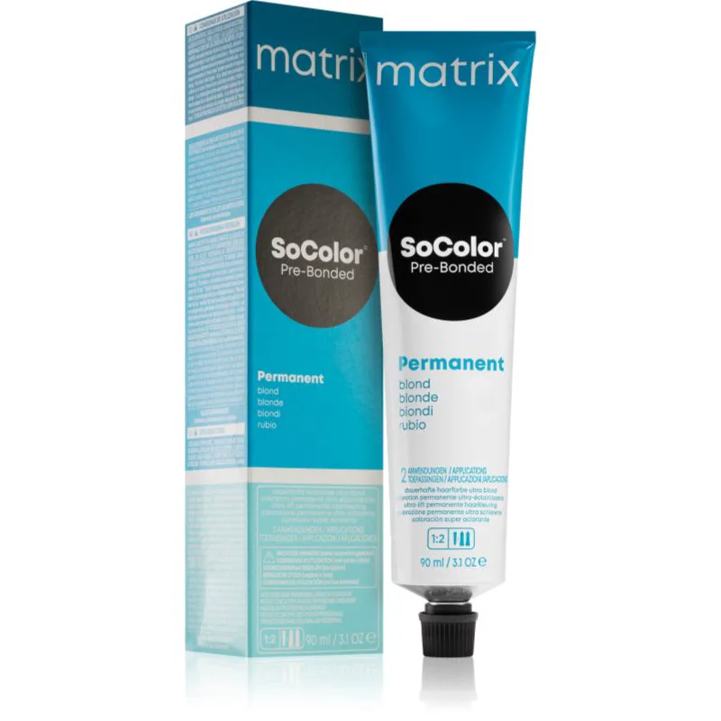 Matrix SoColor Pre-Bonded Blonde μόνιμη βαφή μαλλιών απόχρωση UL-N+ Natural+ 90 ml