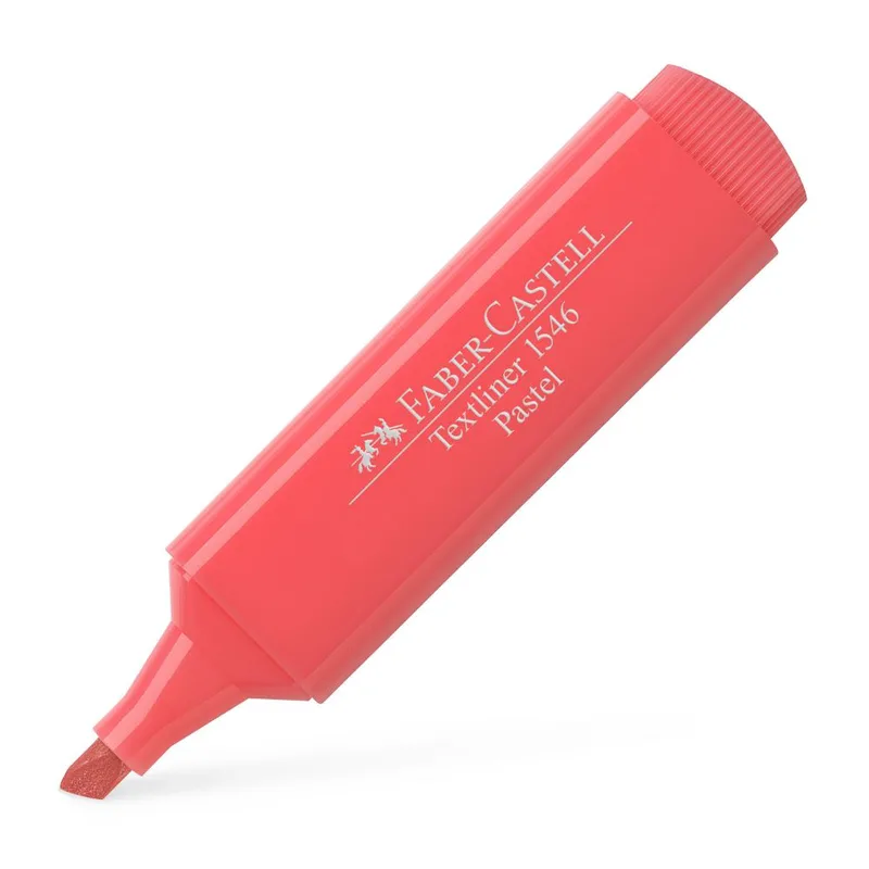 Μαρκαδόρος υπογράμμισης Textliner Pastell 154655 Faber-Castell - Κοραλλί
