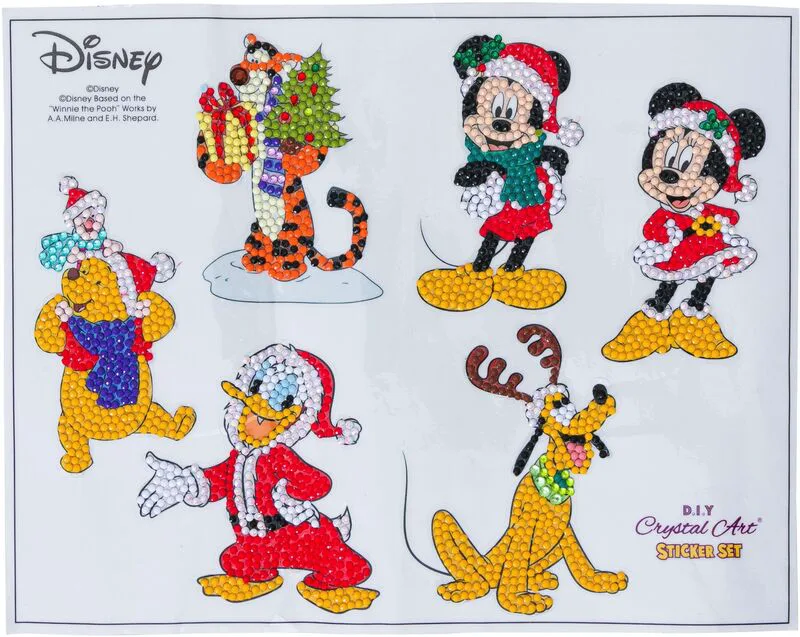Craft Buddy Sticker Crystal Art Disney Christmas Friends (DNY2021XMAS)