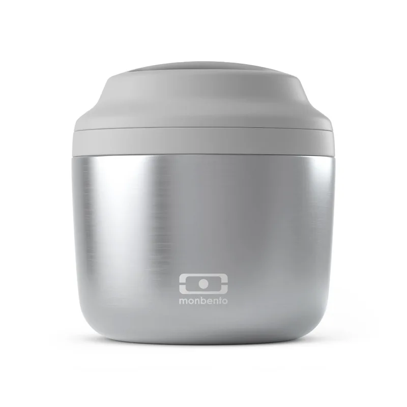 550ml Μεταλλικό Ισοθερμικό Δοχείο Φαγητού Monbento MB Element - Metallic Silver