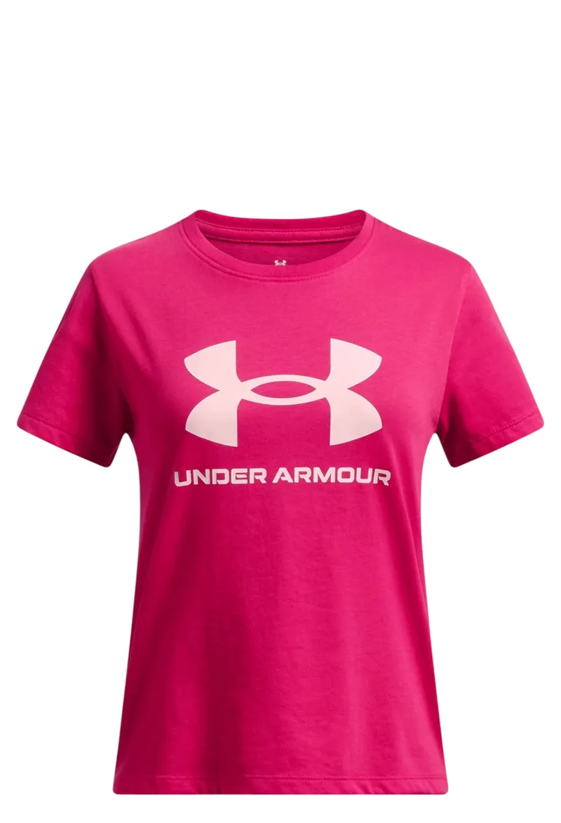Μπλούζα Κοντομάνικη Under Armour Big Logo 1389756-681 Κορίτσι