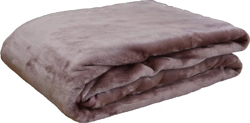 Κουβέρτα Βελουτέ Μονή 160x220 2 Blush Ροζ