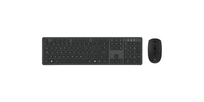 CONCEPTRONIC Wireless Keyboard and Mouse - Spanish Layout (ES), Black