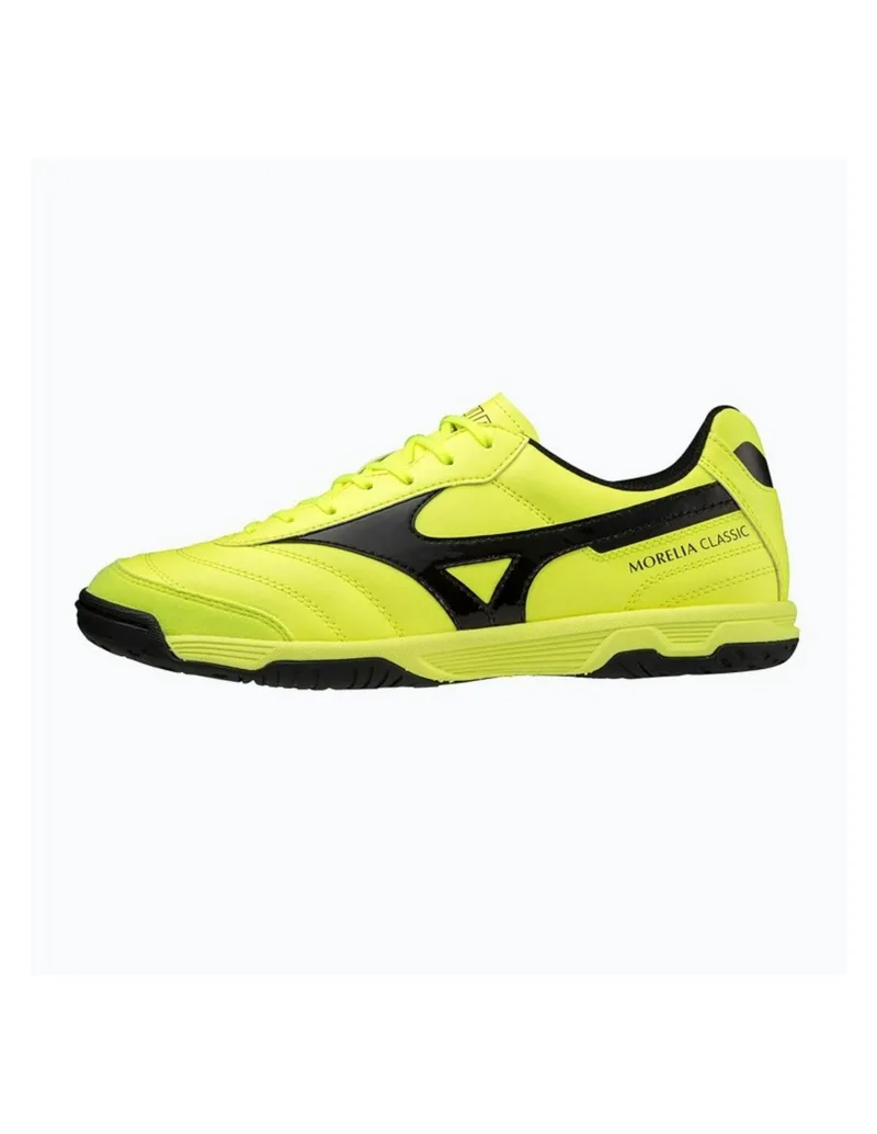Mizuno Morelia Sala Classic IN Q1GA220245 Χαμηλά Ποδοσφαιρικά Παπούτσια Σάλας Κίτρινα
