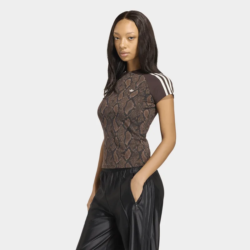 adidas Originals W Snake Print Cali Tee (9000281254_95150)