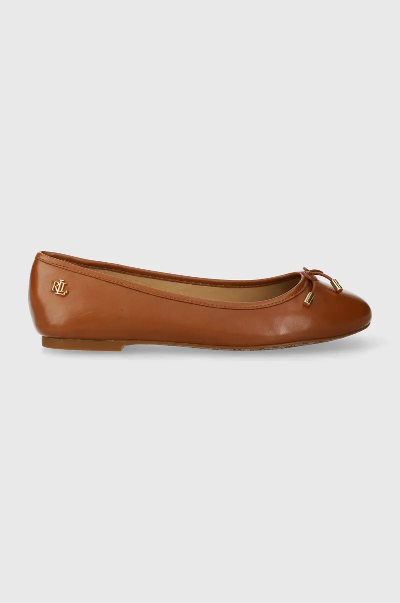 Δερμάτινες μπαλαρίνες Lauren Ralph Lauren Jayna Jayna