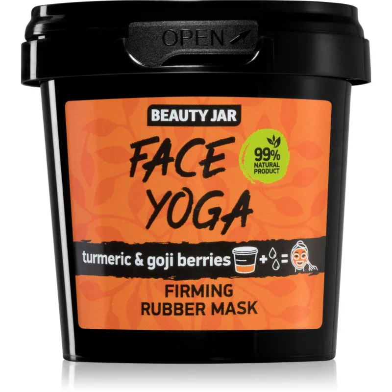 Beauty Jar Face Yoga καθαριστική ξεφλουδιστική μάσκα με θρεπτικό αποτέλεσμα 20 γρ
