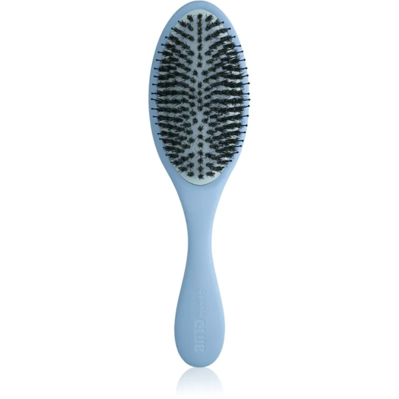Olivia Garden Club The Reset Detangling&Shine Hairbrush επίπεδη βούρτσα με θήκη Blue 1 τμχ