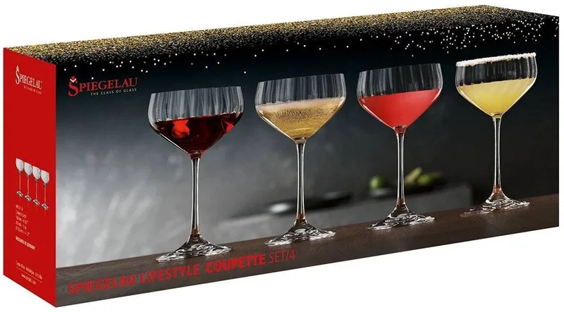 ΣΕΤ ΚΡΥΣΤΑΛΛΙΝΑ ΠΟΤΗΡΙΑ ΚΟΚΤΑΙΗΛ SPIEGELAU STYLE COUPETTE (290 ML) 4 ΤΜΧ (4450178)