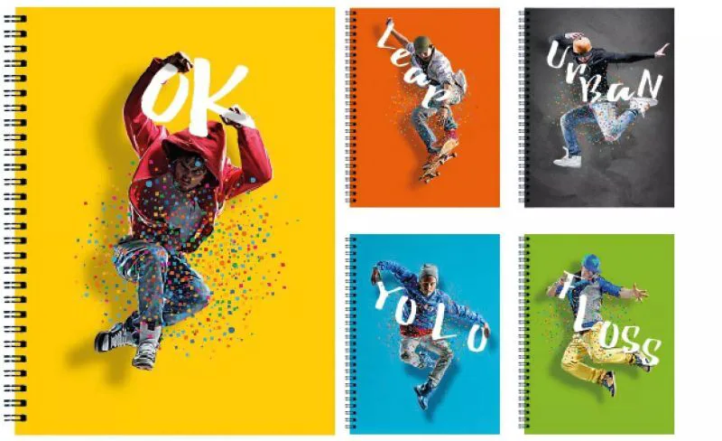 A&G Τετράδιο Boys Σπιράλ 17x25cm 4 Θεμάτων 120 Φύλλων 5 Σχέδια-1Τμχ (32080)