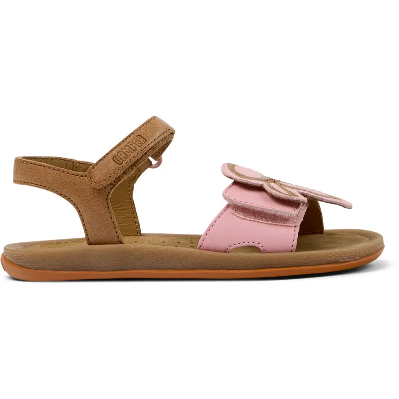 CAMPER Twins - Πέδιλα Για Κορίτσια - Ροζ,Nude, Μέγεθος 33, Smooth leather