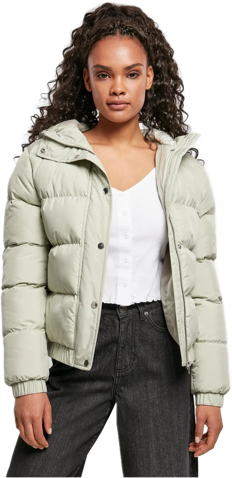 Ladies Hooded Puffer Jacket Urban Classics TB1756-03259 softsalvia