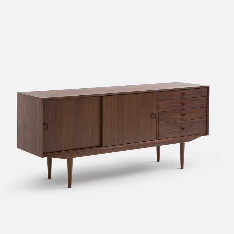 Μπουφές vintage με 2 πόρτες και 4 συρτάρια Μ45xΠ175xΥ76cm