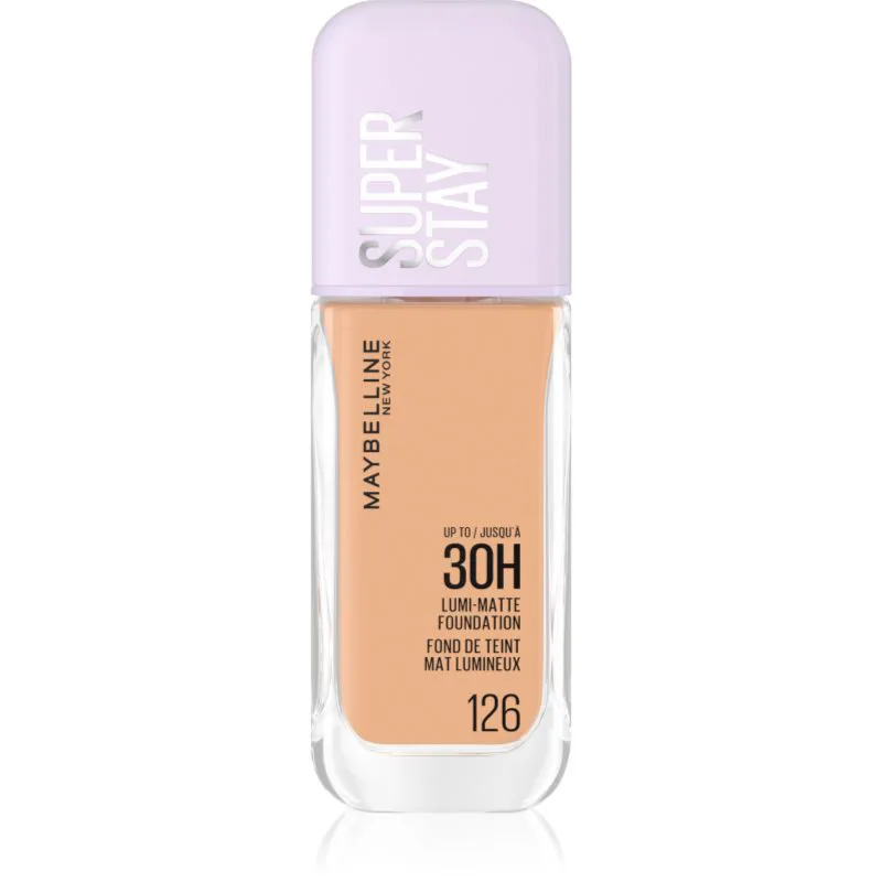 MAYBELLINE NEW YORK SuperStay Lumi-Matte ελαφρύ μεικ απ για μακρόχρονη επίδραση απόχρωση 126 35 ml