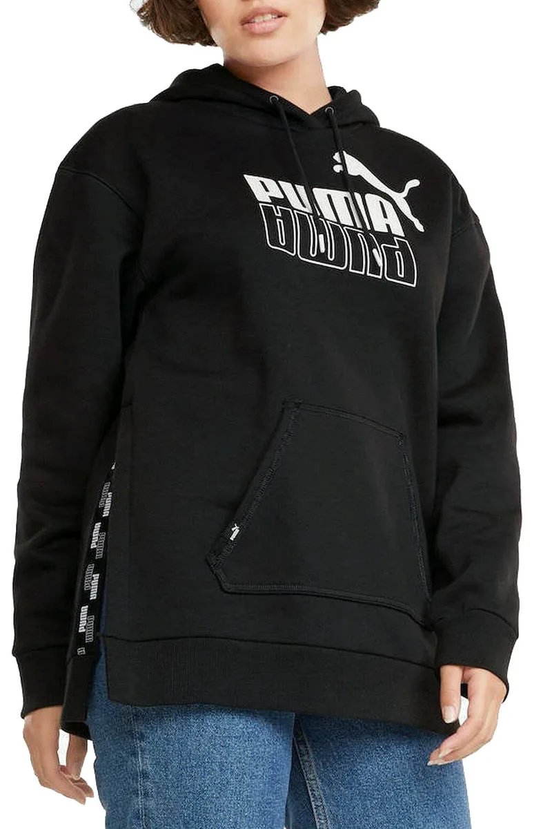 Μπλούζα Μακρυμάνικη Puma Elongated Hoodie FL 589540-01 Γυναικείο