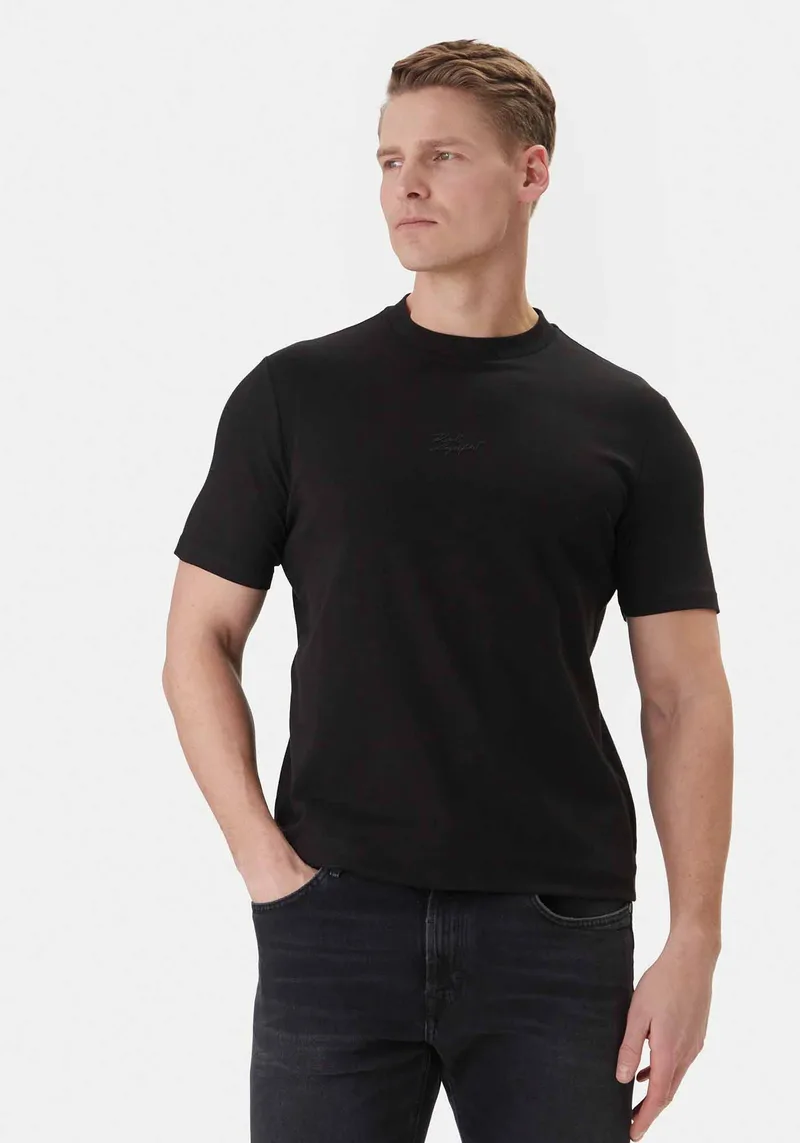 Karl Lagerfeld T Shirt Crewneck - 755047 562235 990 Black