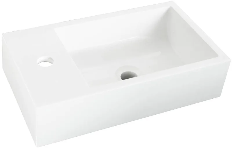 Νιπτήρας Επικαθήμενος Ceramita σειρά F678 Λευκό (45.5x25.5cm)