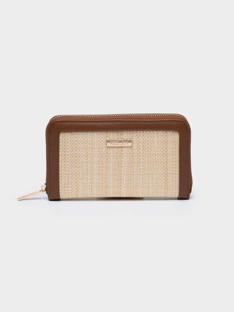 NOLAH ΓΥΝΑΙΚΕΙΟ ΠΟΡΤΟΦΟΛΙ BREST BEIGE DARK BROWN
