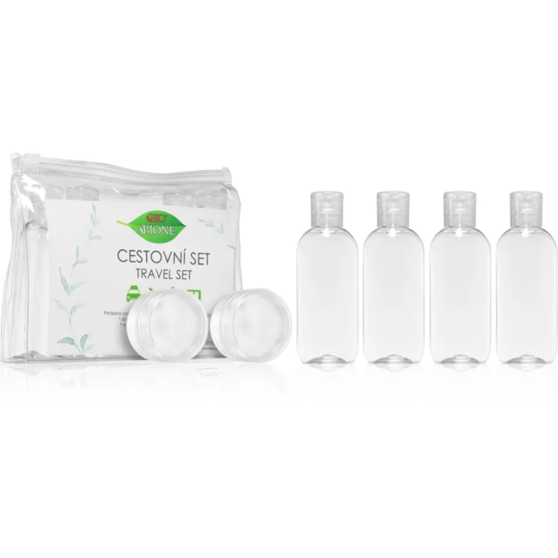 Bione Cosmetics Travel Set επαναχρησιμοποιούμενα δοχεία ταξιδίου