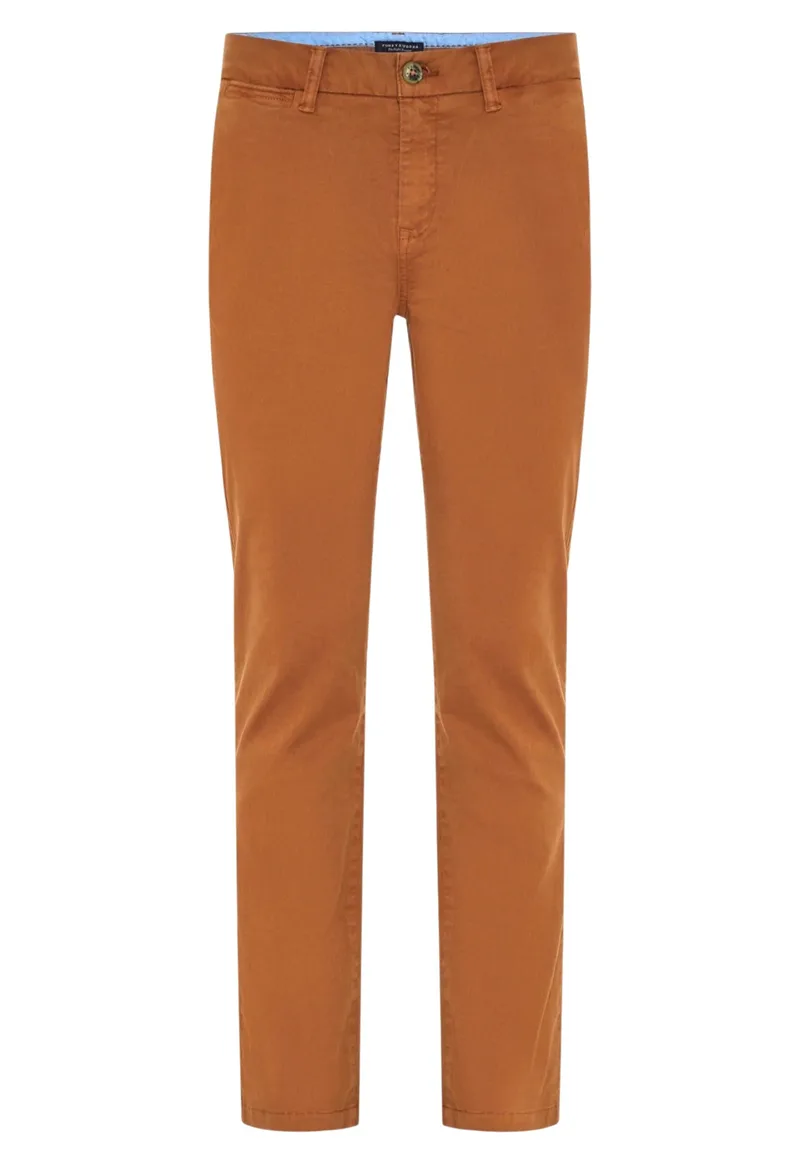 Παντελόνι Υφασμάτινο Funky Buddha Chino FBM013-001-02-CAPPUCCINO Ανδρικό