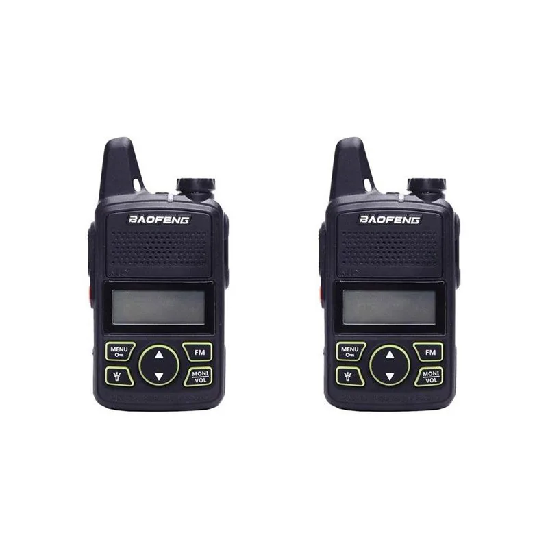 Baofeng BF-T1 Ασύρματος Πομποδέκτης PMR 1.5W με Μονόχρωμη Οθόνη Σετ 2τμχ