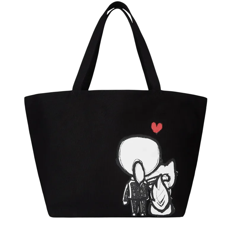 Γυναικεία Ikon Valentine Shopper Τσάντα Μαύρη Karl Lagerfeld B1W50052-999 BLACK