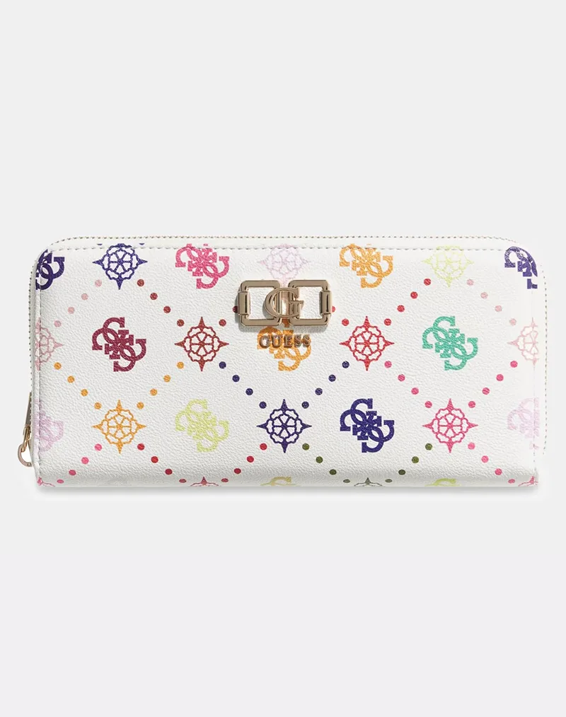 GUESS EMELIE LOGO SLG LRG ZIP AROUND ΠΟΡΤΟΦΟΛΙ ΓΥΝΑΙΚΕΙΟ SWGM9928146-MUO Multi
